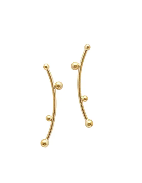 HEIRING | LUNA Øreringe forgyldt HEIRING | LUNA Øreringe forgyldt