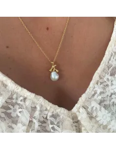 HEIRING | Florea vedhæng med perle forgyldt 2