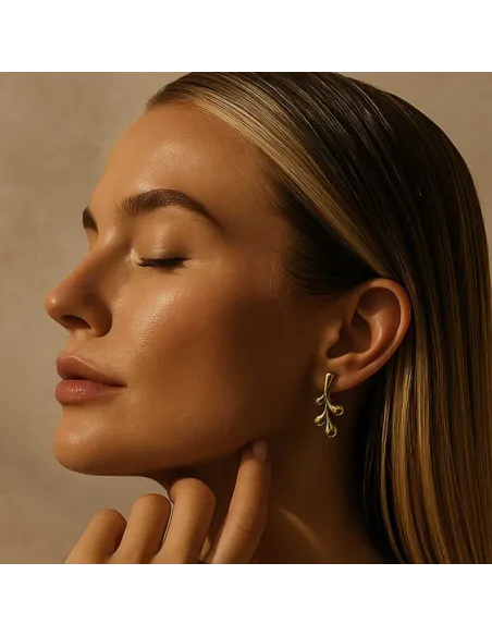 HEIRING | FLOREA Øreringe forgyldt HEIRING | FLOREA Øreringe forgyldt