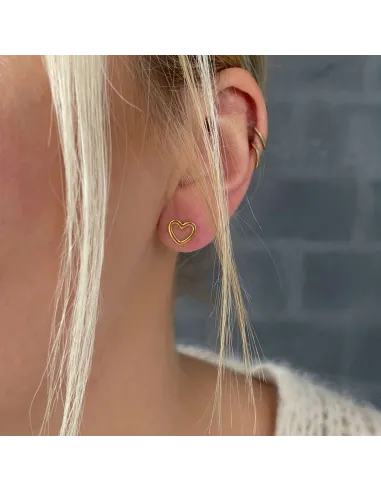 NXT.H BY HEIRING | HEART ØRERINGE FORGYLDT