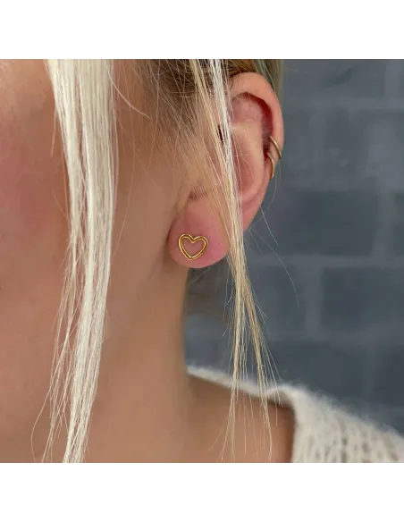 NXT.H BY HEIRING | HEART ØRERINGE FORGYLDT