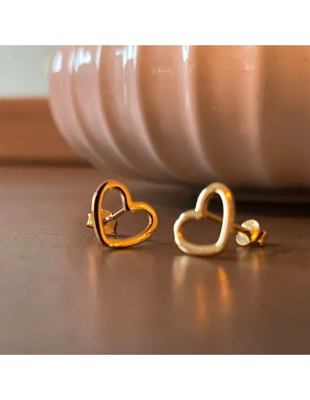 NXT.H BY HEIRING | HEART ØRERINGE FORGYLDT