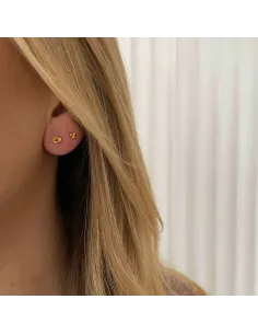 NXT.H BY HEIRING | BUBBLE ØRERINGE FORGYLDT 2