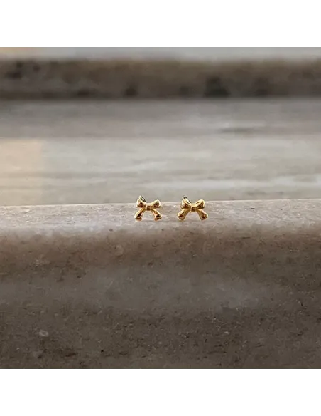 NXT.H BY HEIRING | BOW MINI ØRERINGE FORGYLDT