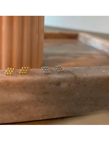 NXT.H BY HEIRING | BUBBLE ØRERINGE FORGYLDT