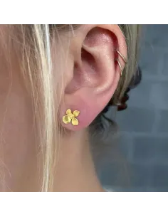 NXT.H BY HEIRING | FLOWER ØRERINGE FORGYLDT 2