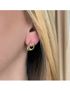 NXT.H BY HEIRING | MELT RUNDE ØRERINGE FORGYLDT 2