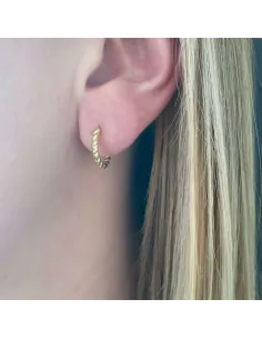 NXT.H BY HEIRING | SWIRL CREOL ØRERINGE FORGYLDT 2