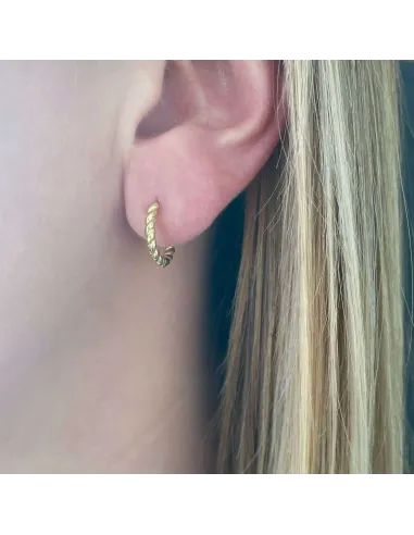 NXT.H BY HEIRING | SWIRL CREOL ØRERINGE FORGYLDT