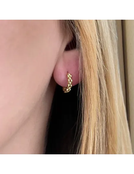 NXT.H BY HEIRING | CHAINED CREOL ØRERINGE FORGYLDT