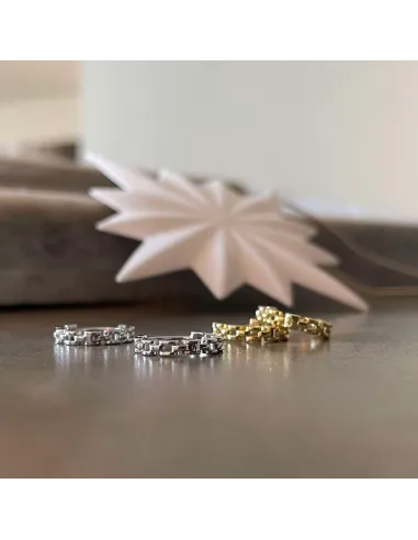 NXT.H BY HEIRING | CHAINED CREOL ØRERINGE FORGYLDT