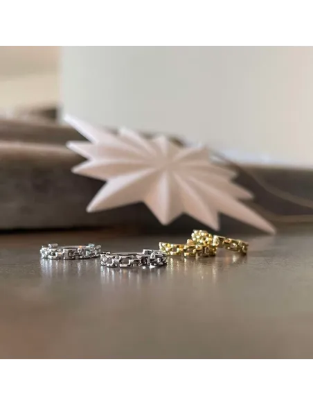 NXT.H BY HEIRING | CHAINED CREOL ØRERINGE FORGYLDT