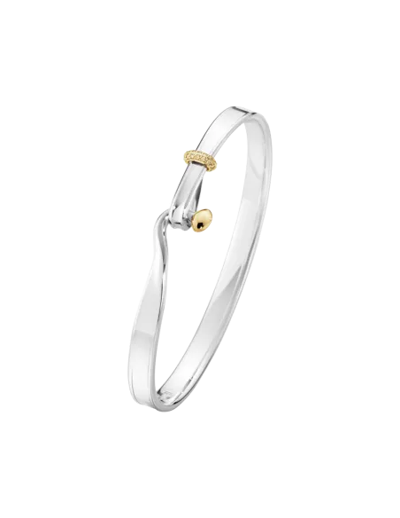 GEORG JENSEN | TORUN ARMRING SØLV MED 18 KT. GULD