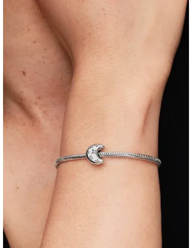 Pandora Julemagi Muranoglas Charm i rød med gylden folie og julemotiver