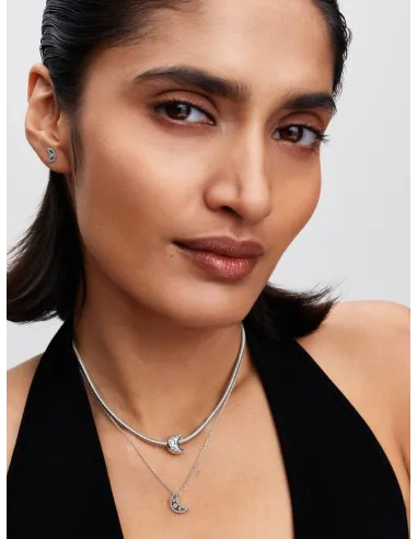 Pandora Julemagi Muranoglas Charm i rød med gylden folie og julemotiver