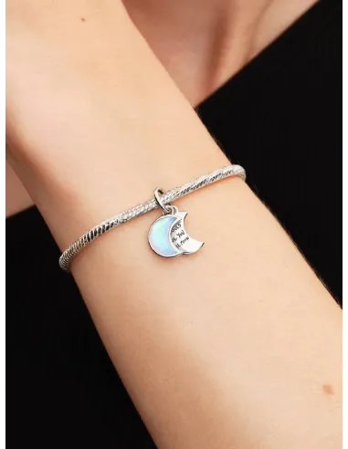 PANDORA Sagittarius Zodiac Charm med Vedhæng | Udforsk Din Eventyrlyst