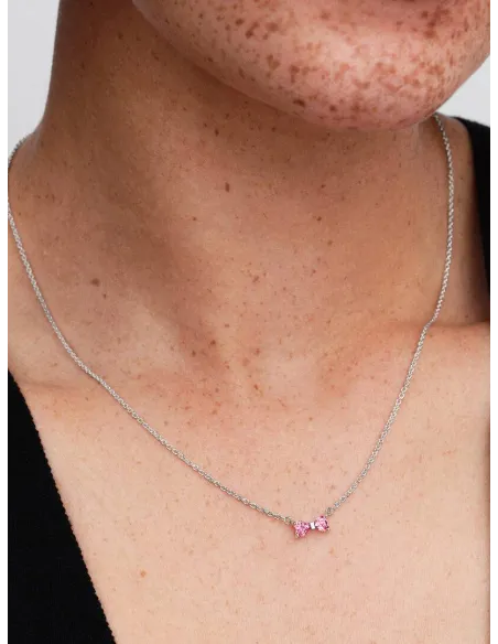 PANDORA | Sløjfe Halskæde med vedhæng