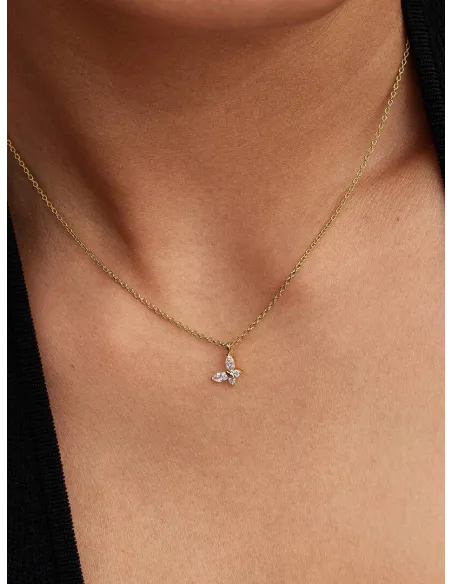 PANDORA | Sommerfugl Halskæde med vedhæng
