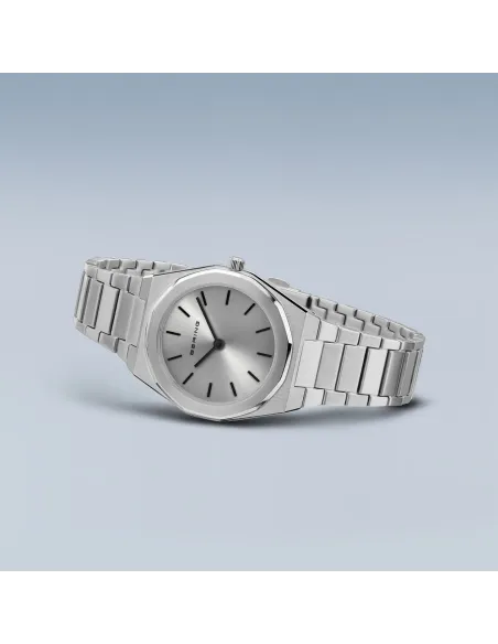 BERING | SOLAR | Poleret/børstet sølv | 19632-700