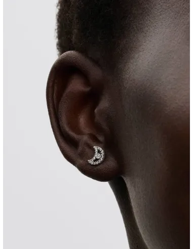 PANDORA | Funklende Måne Ørestikker