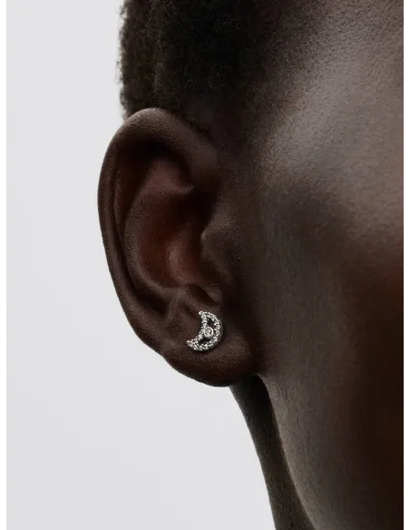 PANDORA | Funklende Måne Ørestikker