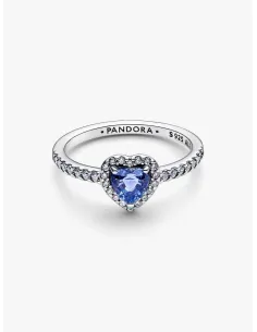 PANDORA | Funklende Forhøjet Hjerte Ring 2