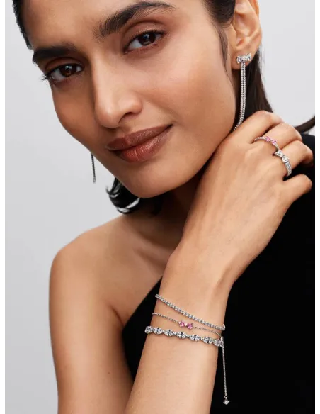 PANDORA Funklende Tennisarmbånd | Smykke med Strålende Detaljer