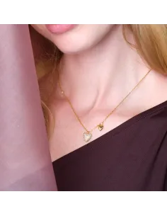 JOANLINOR | Sølv forgyldt halskæde small RISANOR 2