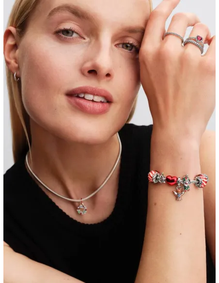 PANDORA Sagittarius Zodiac Charm med Vedhæng | Udforsk Din Eventyrlyst