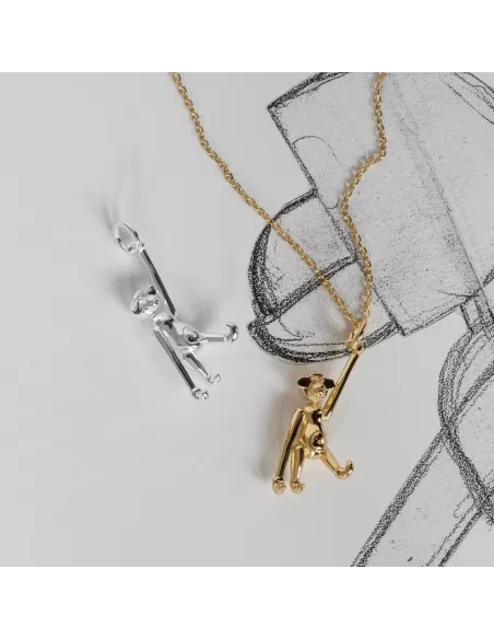 Kay Bojesen Jewelry | Kay Bojesen Aben i 18 karat forgyldt sølv