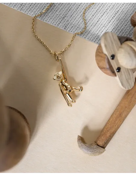 Kay Bojesen Jewelry | Kay Bojesen Aben i 18 karat forgyldt sølv