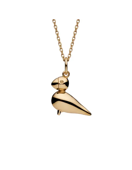 Kay Bojesen Jewelry | Kay Bojesen Sangfugl i 18 karat forgyldt sølv