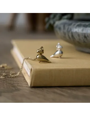 Kay Bojesen Jewelry | Kay Bojesen Sangfugl i 18 karat forgyldt sølv