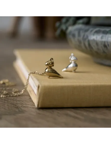 Kay Bojesen Jewelry | Kay Bojesen Sangfugl i 18 karat forgyldt sølv