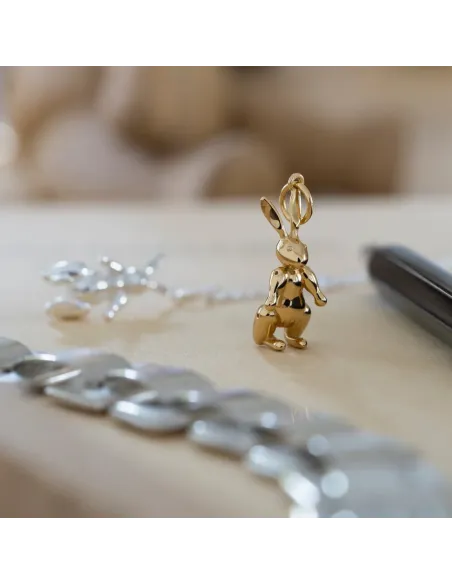 Kay Bojesen Jewelry | Kay Bojesen Kaninen i 18 karat forgyldt sølv