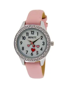 BONETT | Pigeur m hjerter lyserød