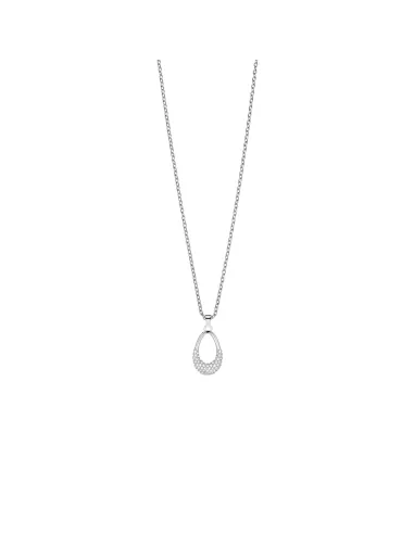 Arctic Symphony Halskæde Poleret guld, rustfrit stål med krystalglas links