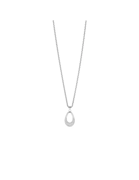 Arctic Symphony Halskæde Poleret guld, rustfrit stål med krystalglas links