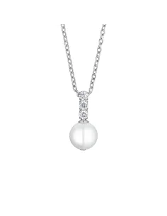 Arctic Symphony Halskæde Poleret guld, rustfrit stål med krystalglas links