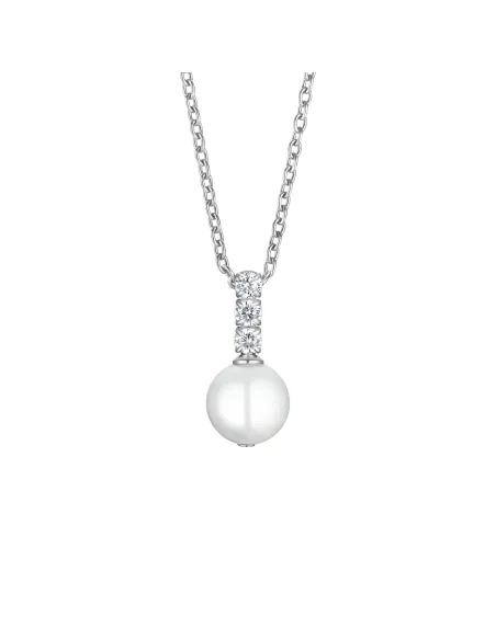 Arctic Symphony Halskæde Poleret guld, rustfrit stål med krystalglas links