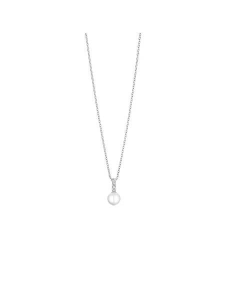 Arctic Symphony Halskæde Poleret guld, rustfrit stål med krystalglas links