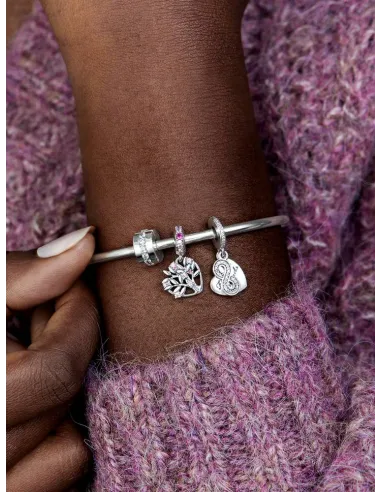 PANDORA | Klart Funklende Rækkeklemmeled