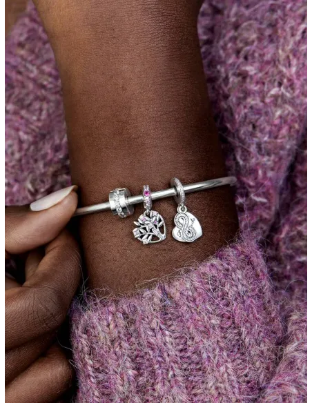 PANDORA | Klart Funklende Rækkeklemmeled