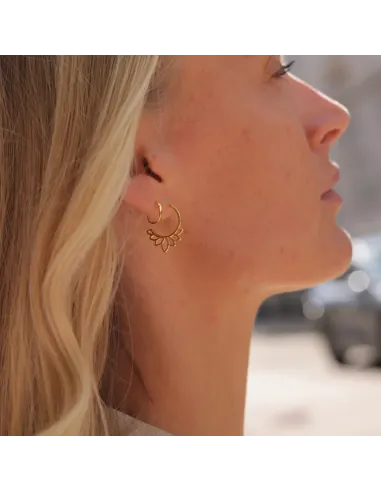 Izabell Camille | Nigella - Creoler Forgyldt