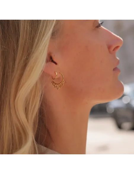 Izabell Camille | Nigella - Creoler Forgyldt