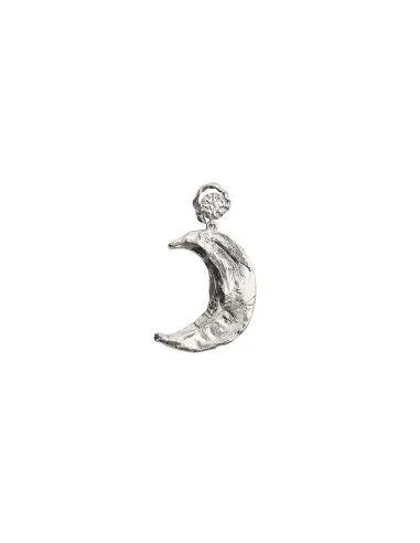 STINE A | Claire de Lune Flow Earring Silver