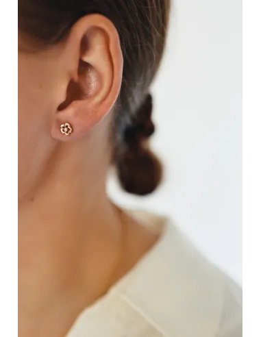 PER BORUP | Orkidé ørestikker 14 kt guld