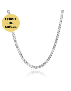 BNH ankerkæde rund 0,4 mm i 8 kt guld – halskæde 38–80 cm