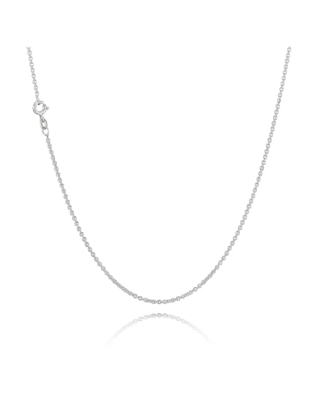 BNH ankerkæde rund 0,4 mm i 8 kt guld – halskæde 38–80 cm