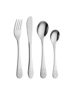 NOA KIDS | Rustfrit stål bestik m. drage inkl. bamse